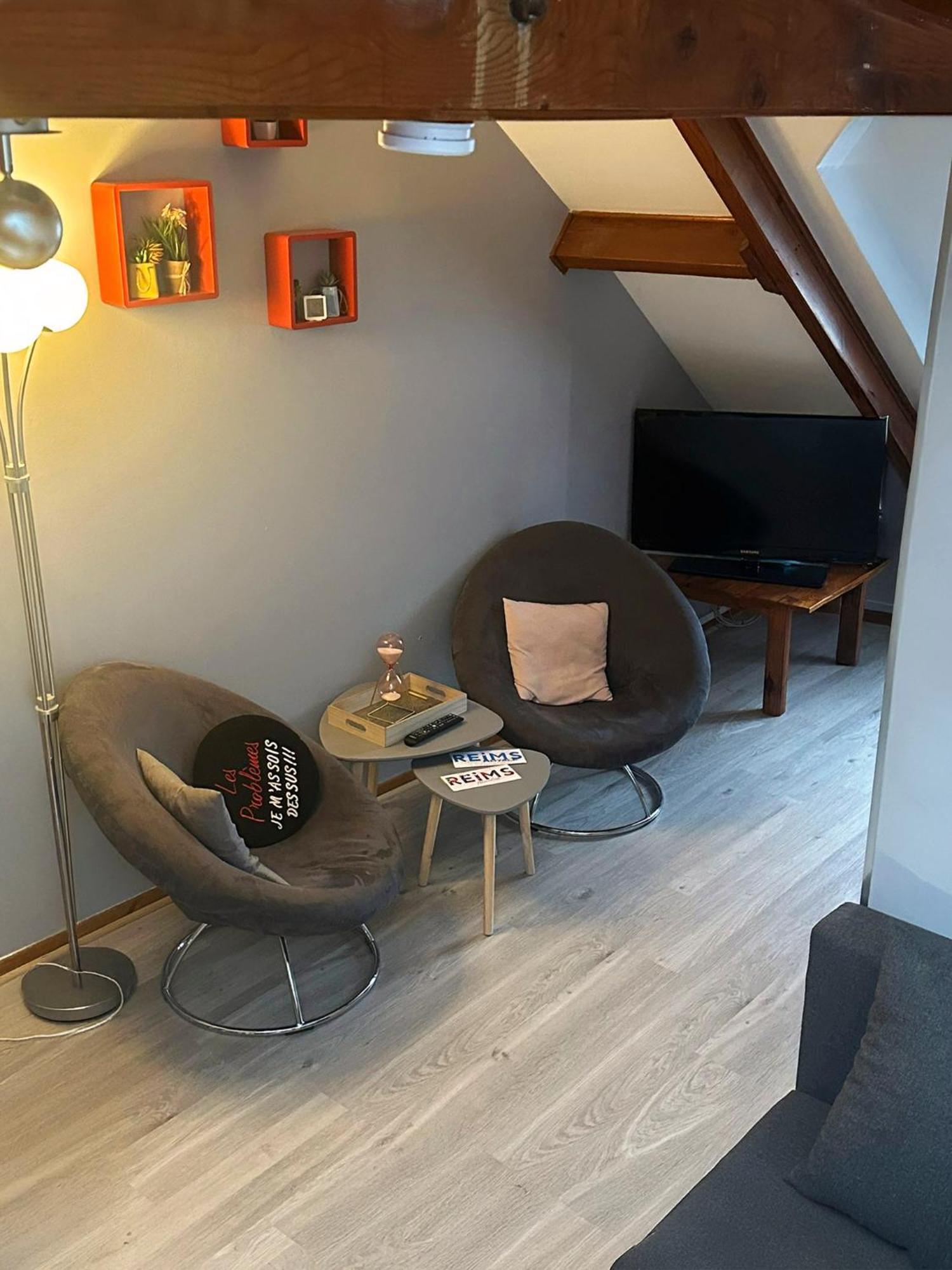 Elegance & Confort - Appart Pres Caves Au Coeur De Reims Kültér fotó